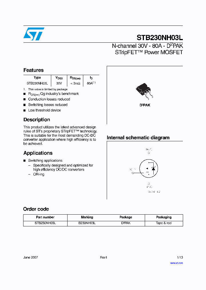 STB230NH03L_4332723.PDF Datasheet