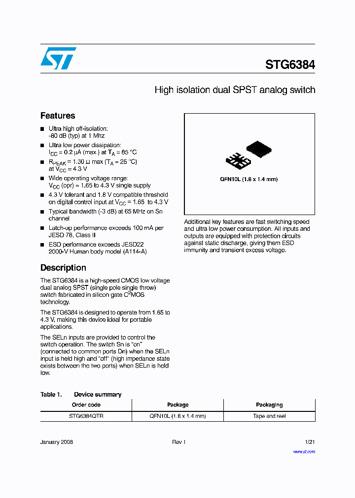 STG6384_4219350.PDF Datasheet