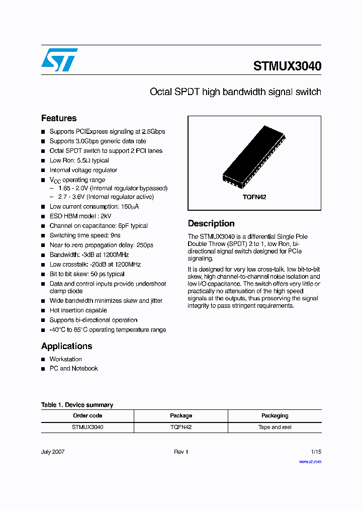 STMUX3040_4266159.PDF Datasheet