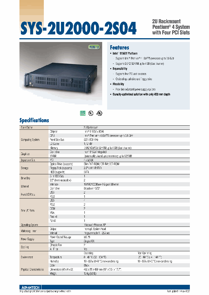 SYS-2U2000-2S04_4696216.PDF Datasheet
