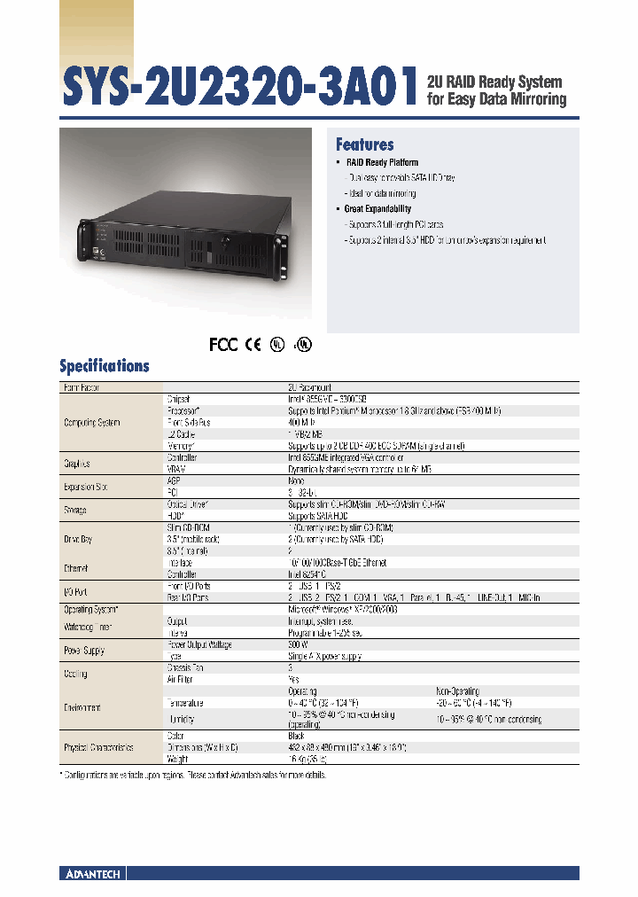 SYS-2U2320-3A01_4579038.PDF Datasheet