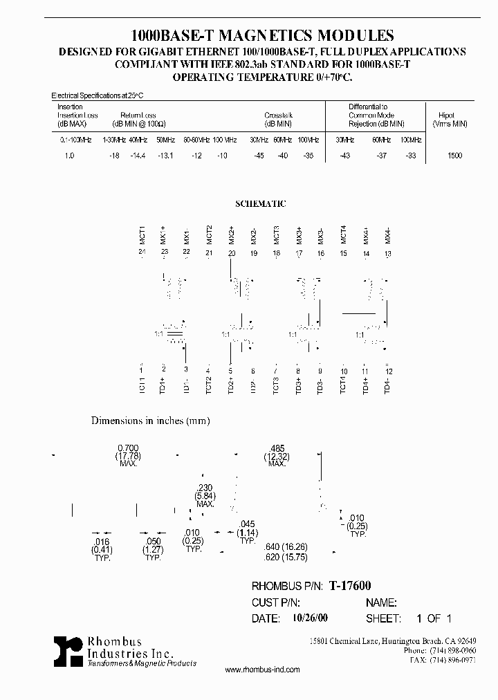 T-17600_4766646.PDF Datasheet