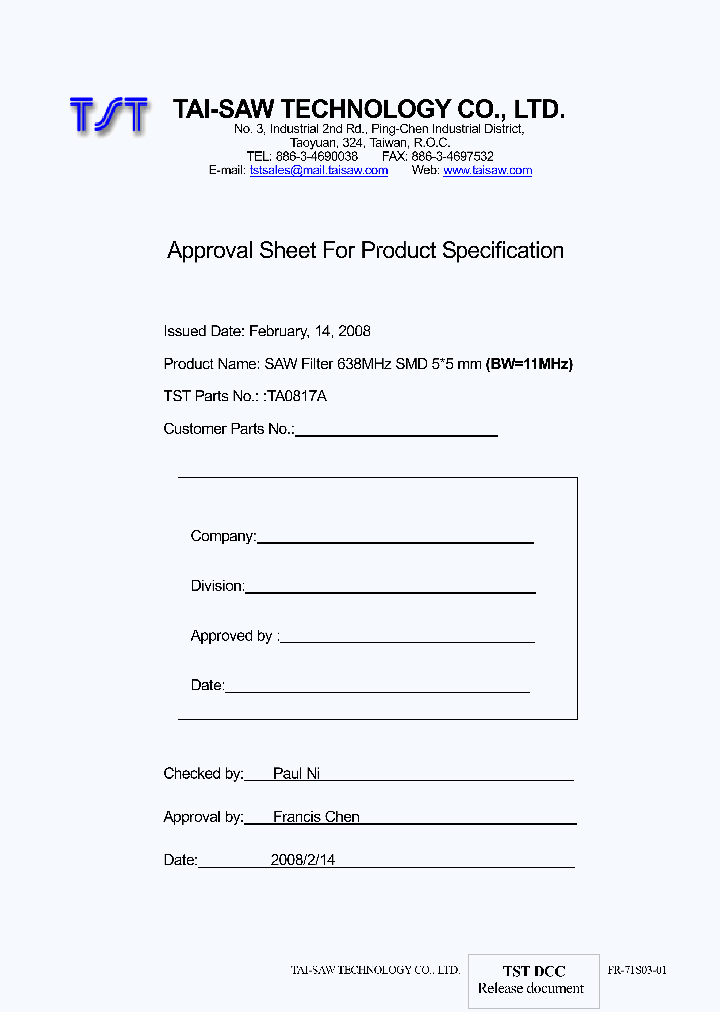 TA0817A_4621213.PDF Datasheet