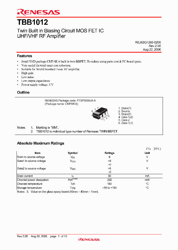 TBB1012_4491927.PDF Datasheet