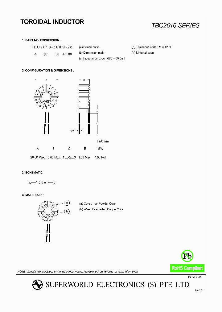 TBC2616-600M-52_4494302.PDF Datasheet