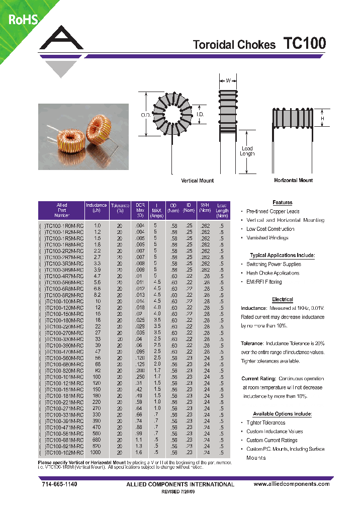 TC100-330M-RC_4687589.PDF Datasheet