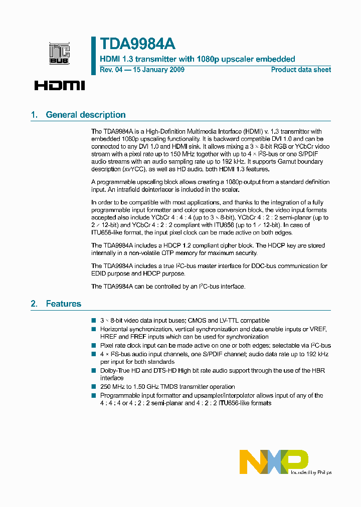 TDA9984A_4403874.PDF Datasheet