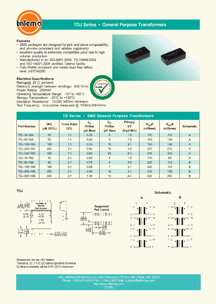 TDJ-100-16A_4208036.PDF Datasheet