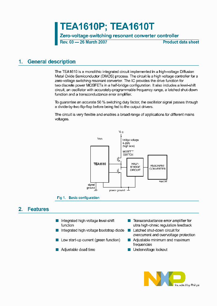 TEA1610T_4554496.PDF Datasheet