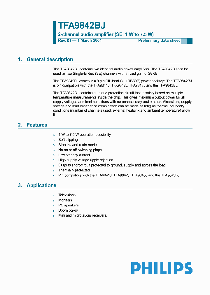 TFA9842BJ_4914775.PDF Datasheet