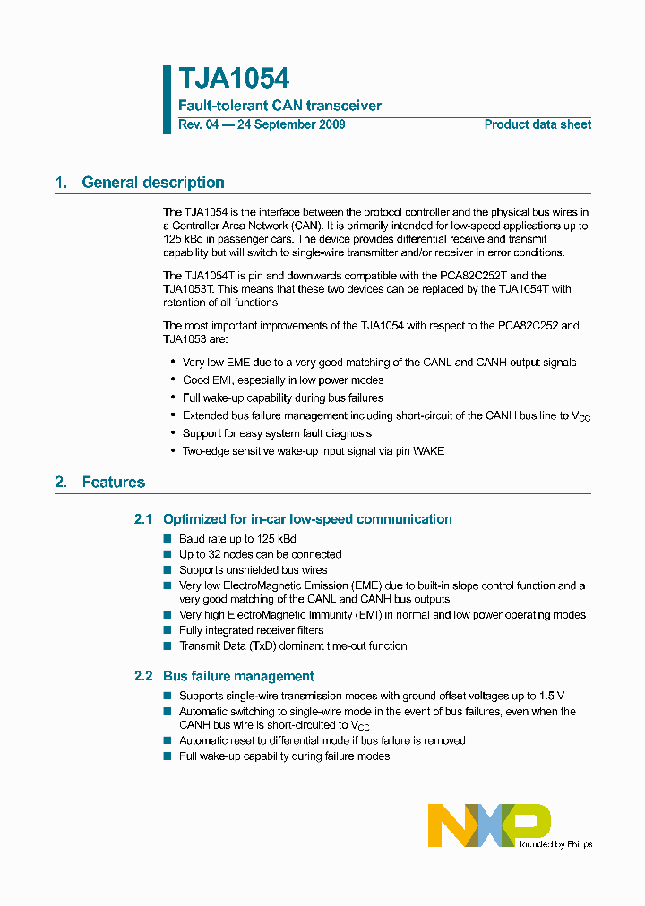 TJA1054_4572003.PDF Datasheet