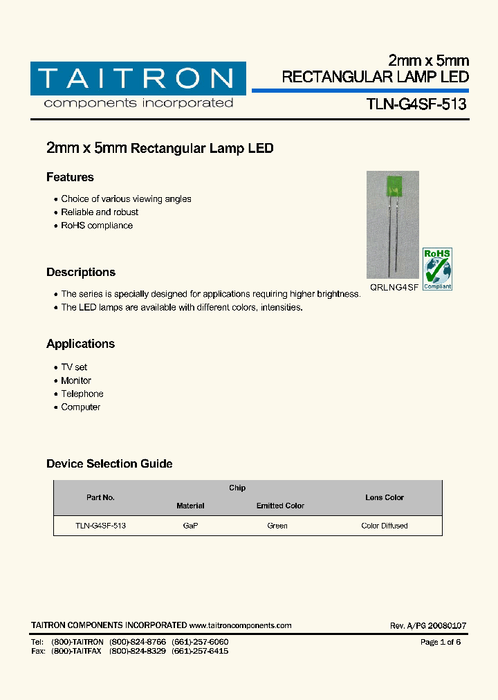 TLN-G4SF-513_4388845.PDF Datasheet