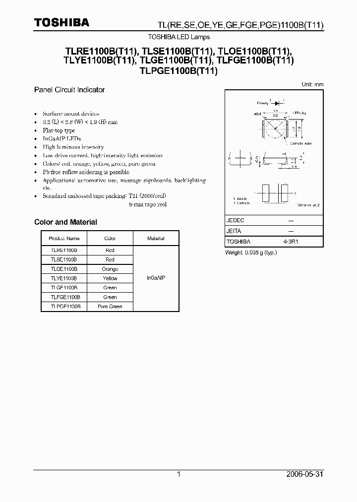 TLYE1100B_4505671.PDF Datasheet