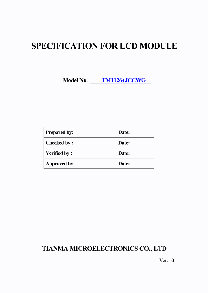 TM11264JCCWG_4265802.PDF Datasheet