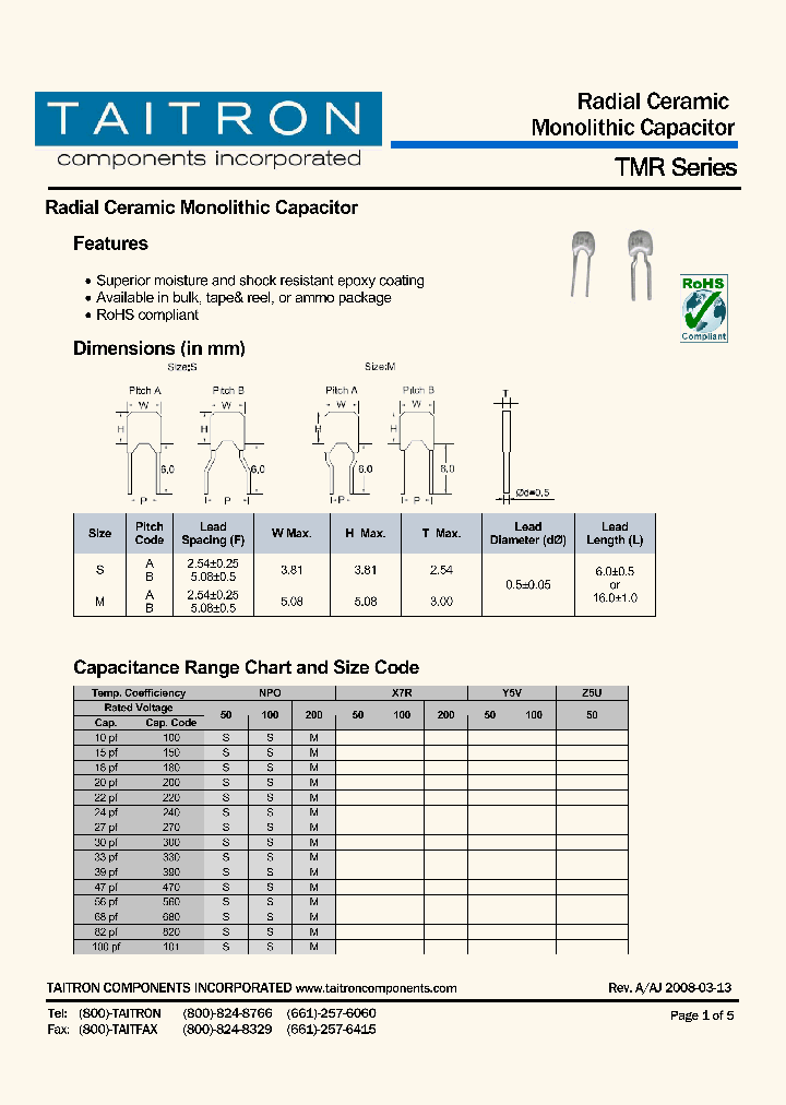 TMR_4640311.PDF Datasheet