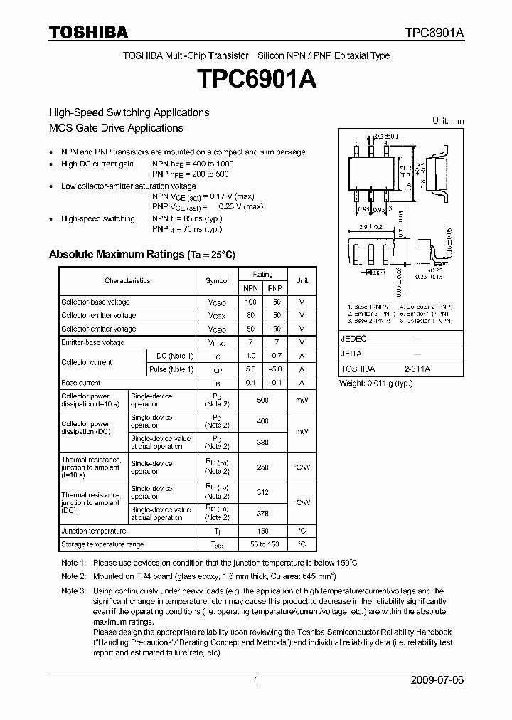 TPC6901A_4533799.PDF Datasheet