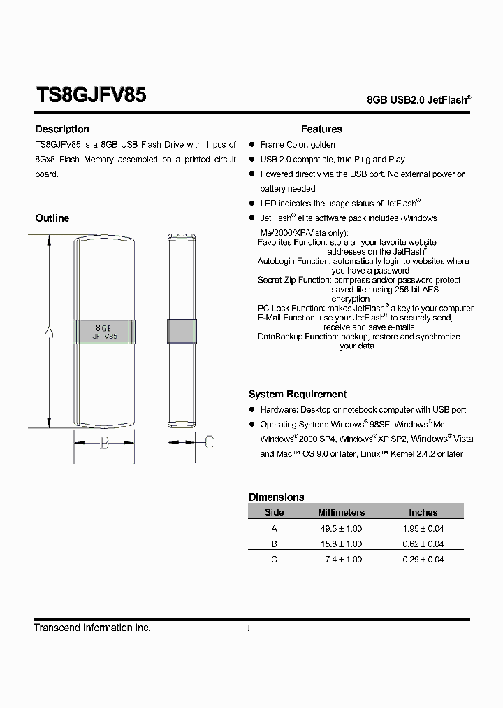 TS8GJFV8_4385765.PDF Datasheet