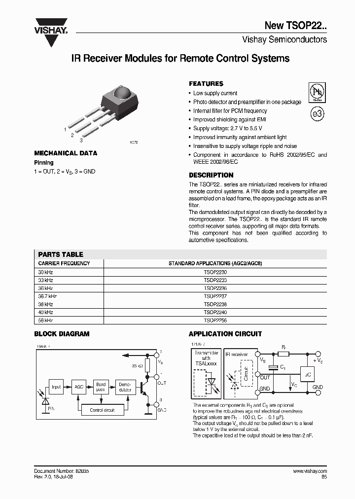 TSOP2230_4256445.PDF Datasheet