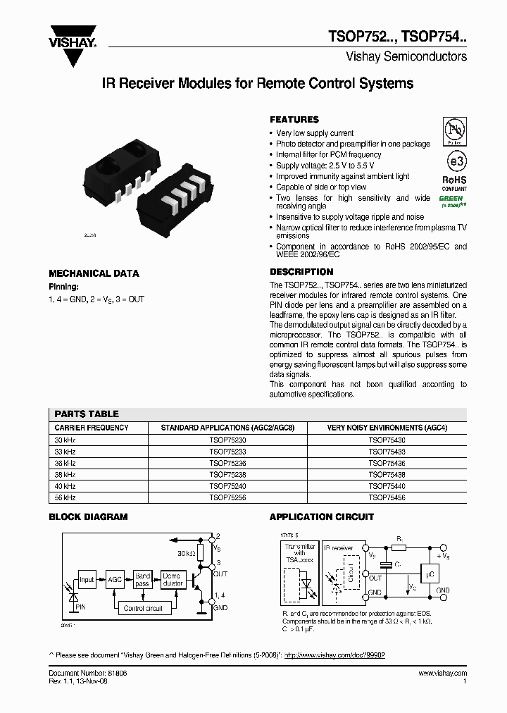 TSOP75230_4255813.PDF Datasheet