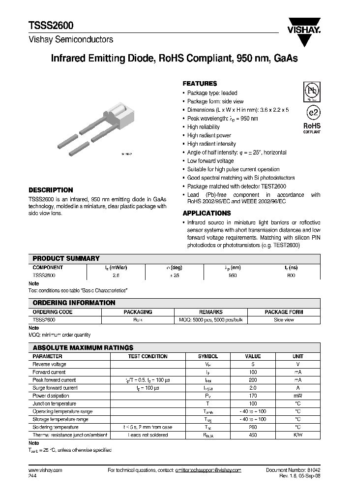 TSSS2600_4397399.PDF Datasheet