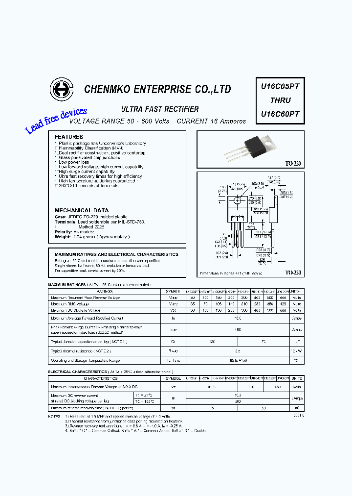 U16C40PT_4447516.PDF Datasheet