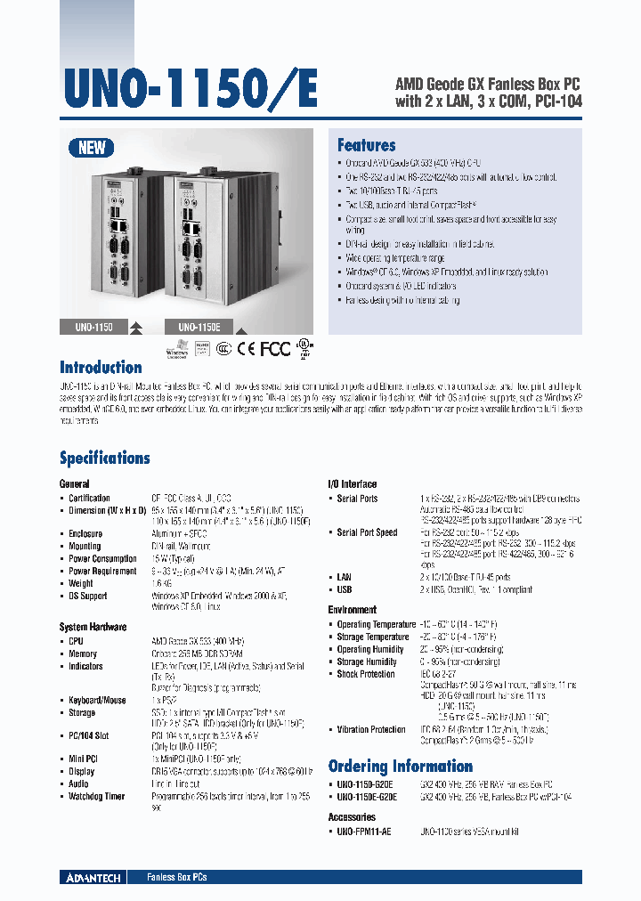 UNO-1150_4525804.PDF Datasheet