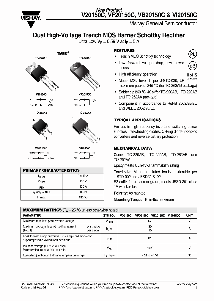 V20150C_4250933.PDF Datasheet