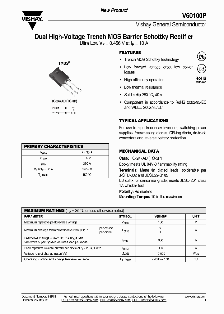 V60100P-E345_4667498.PDF Datasheet