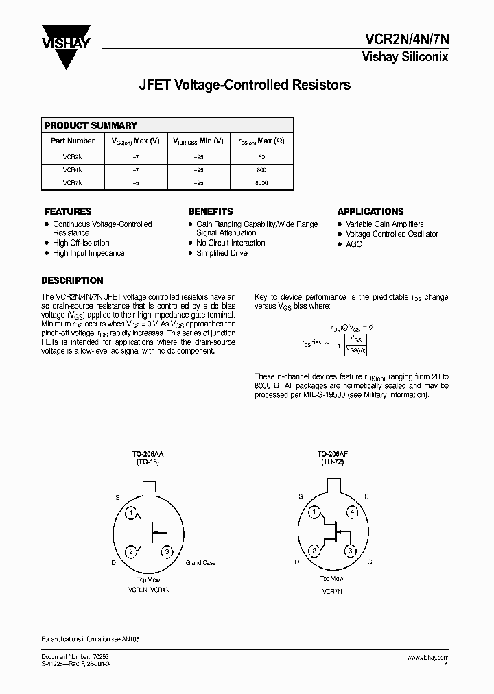 VCR4N_4766502.PDF Datasheet