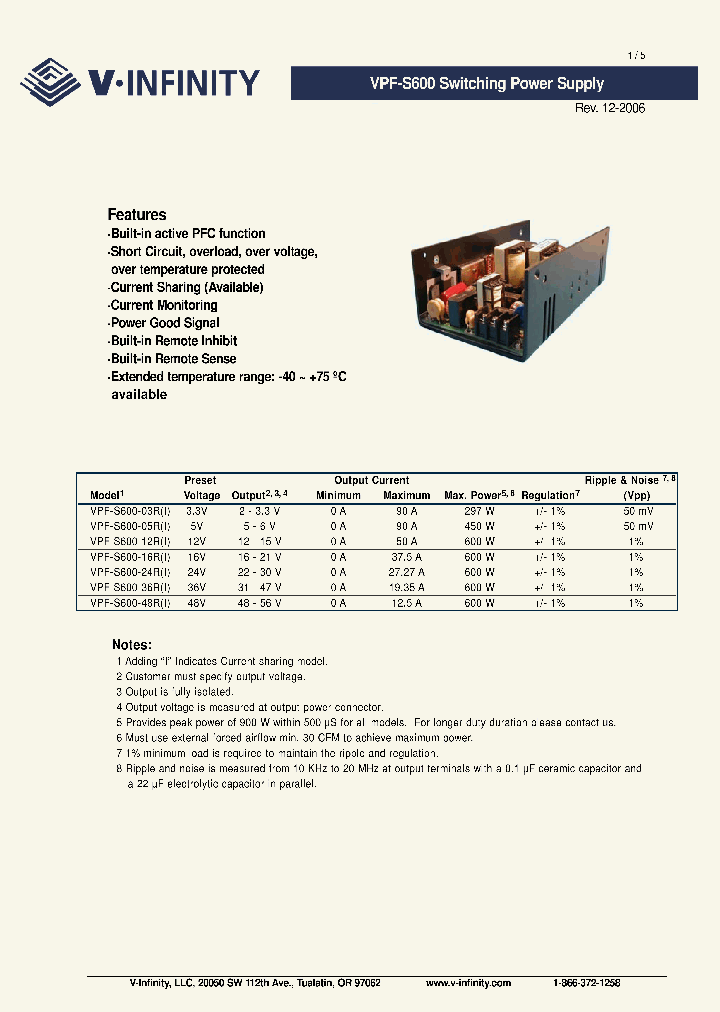 VPF-S600-03R_4790172.PDF Datasheet