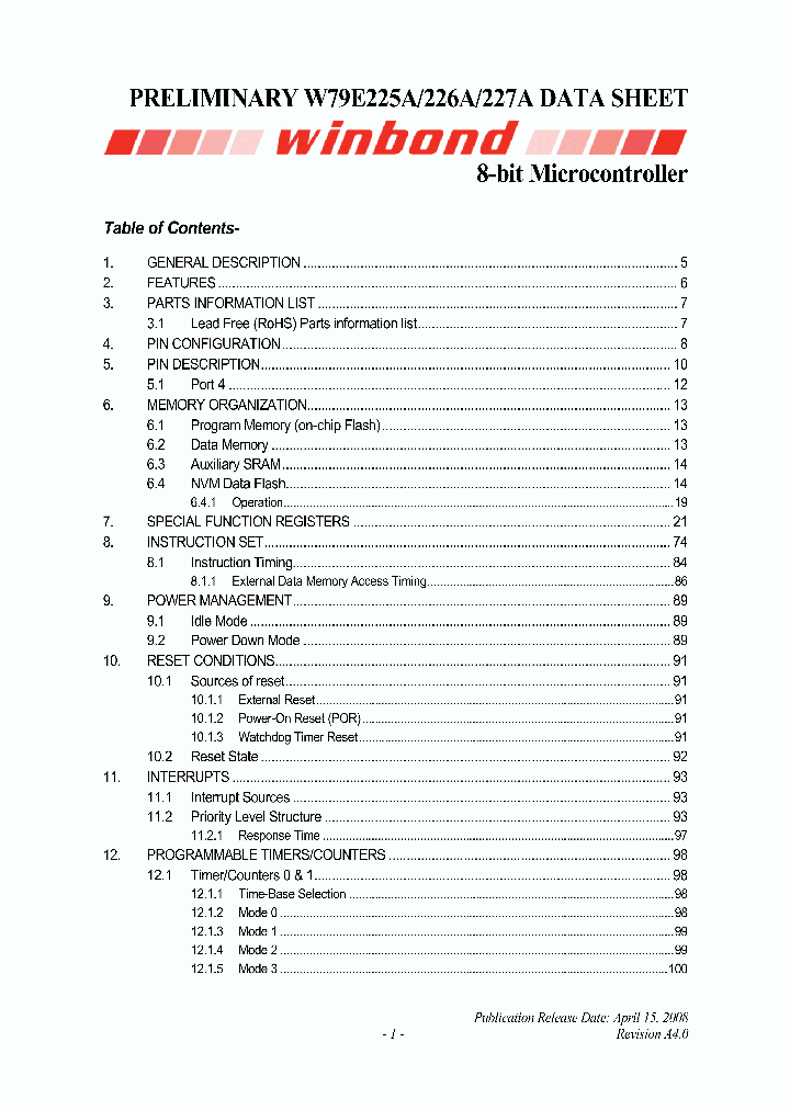 W79E225A08_4219422.PDF Datasheet