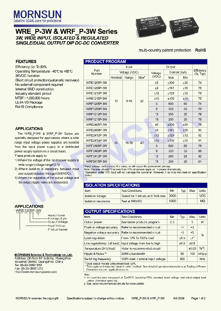 WRE1212P-3W_4398309.PDF Datasheet