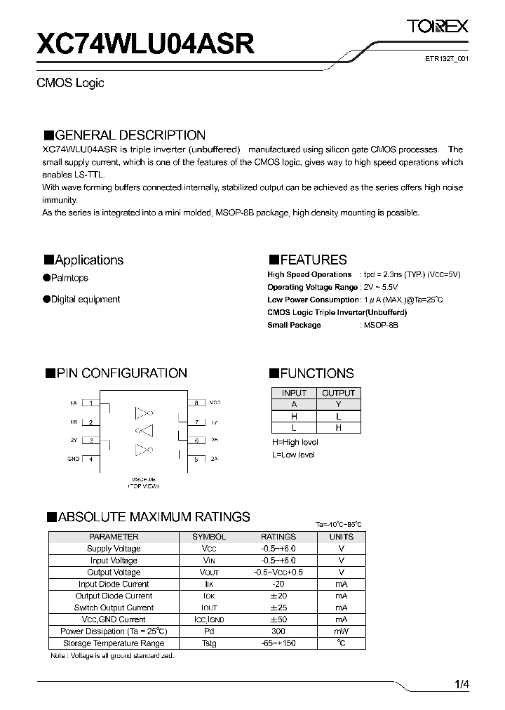 XC74WLU04ASR001_4521083.PDF Datasheet