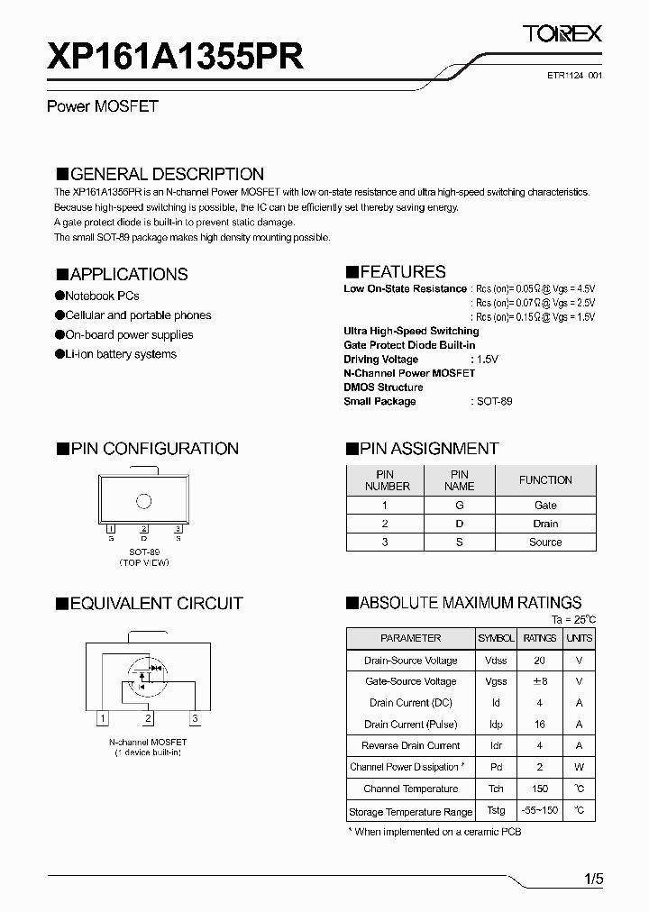 XP161A1355PR_4331081.PDF Datasheet