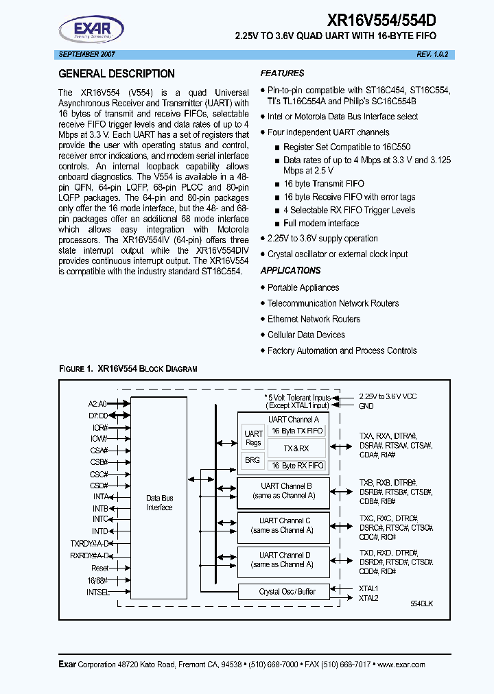 XR16V55407_4473753.PDF Datasheet