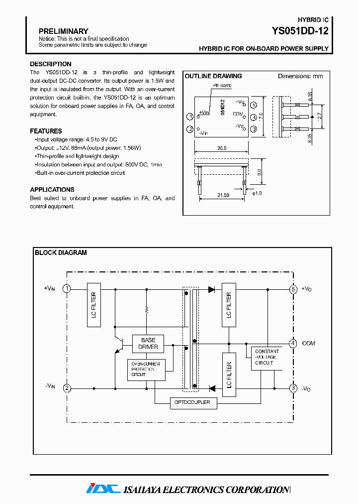 YS051DD-12_4411438.PDF Datasheet