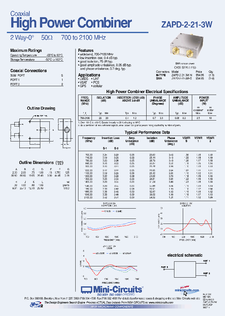 ZAPD-2-21-3W_4416599.PDF Datasheet