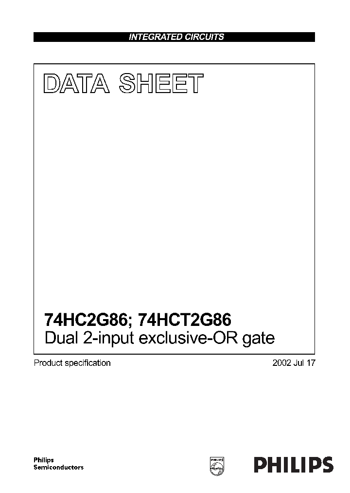 74HCHCT2G861_971158.PDF Datasheet