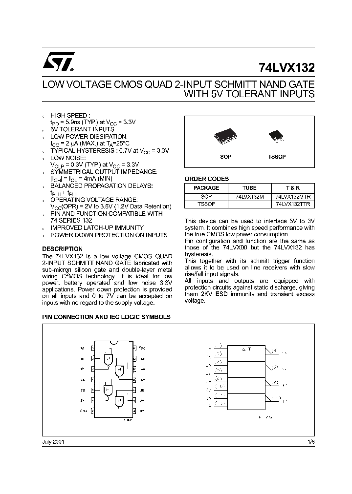 74LVX132_951690.PDF Datasheet