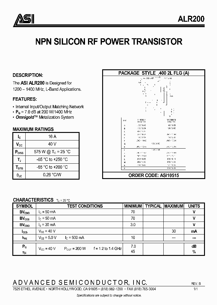 ALR200_974202.PDF Datasheet