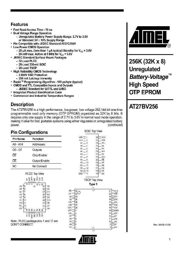 AT27BV256_974845.PDF Datasheet