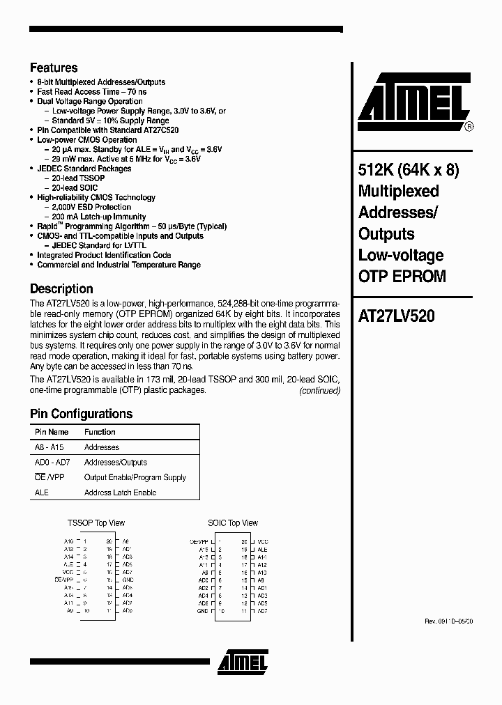 AT27LV520_974863.PDF Datasheet