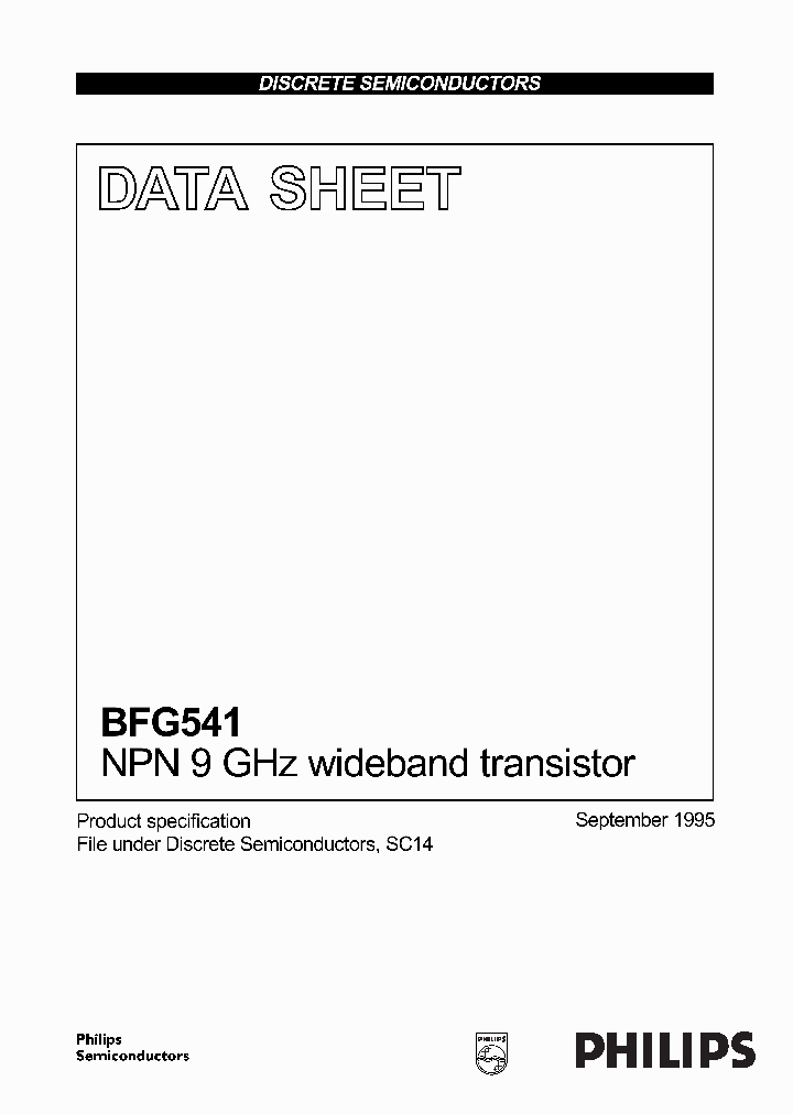 BFG541CNV3_976027.PDF Datasheet