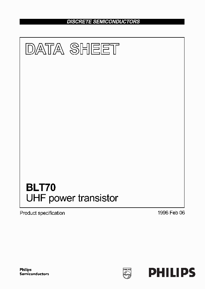 BLT701_976313.PDF Datasheet