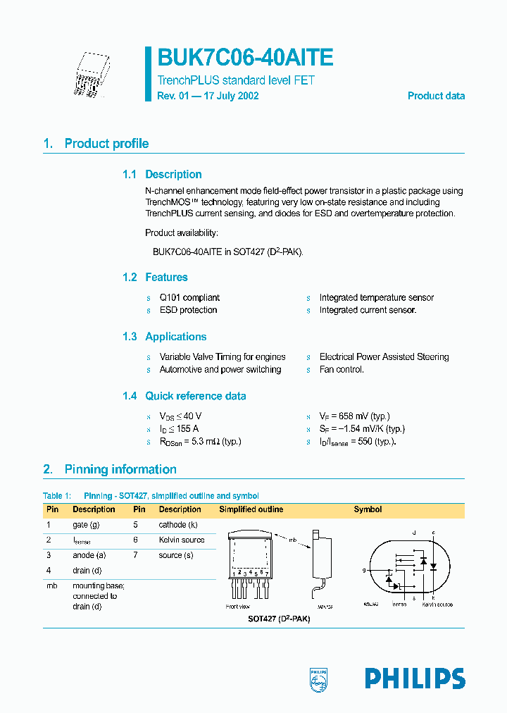 BUK7C0640AITE-01_976879.PDF Datasheet