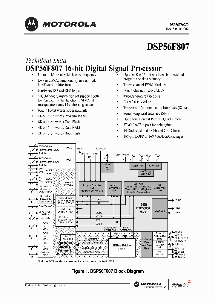 DSP56F807_979393.PDF Datasheet