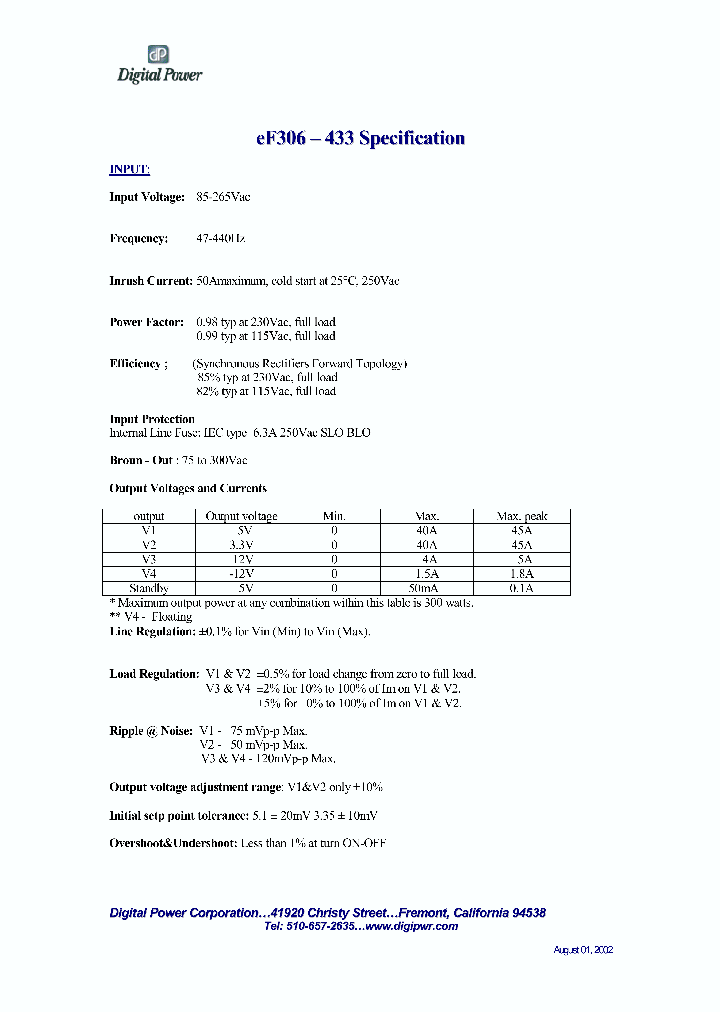 EF306_983713.PDF Datasheet