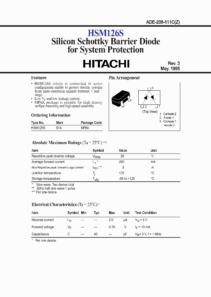 HSM126S_986349.PDF Datasheet