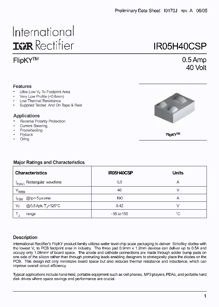 IR05H40CSP_987357.PDF Datasheet