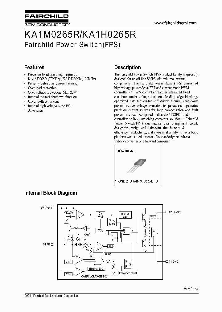 KA1M0265RKA1H0265R_987717.PDF Datasheet